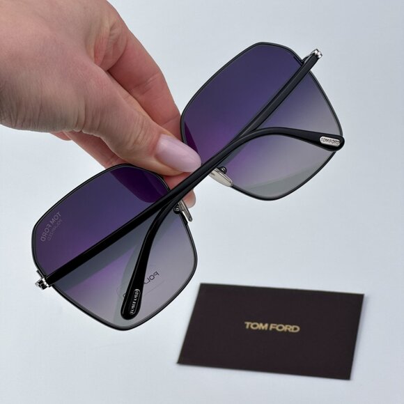 Tom Ford Women Black Gradient Polarized BRAND NEW Sunglasses CLAUDIA-02 FT0839 main image 8